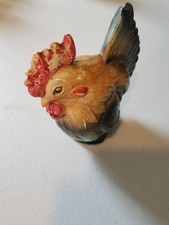 ESTATUETA DE GALO DE CERÂMICA VINTAGE PINTADA À MÃO DECORAÇÃO DE FAZENDA 5" DE ALTURA comprar usado  Enviando para Brazil