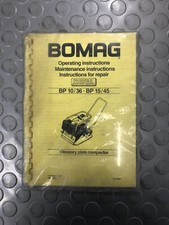 Bomag bp10 bp15 for sale  LANCING
