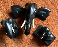 Vintage ebony elephants for sale  TUNBRIDGE WELLS