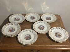 Assiettes dessert porcelaine d'occasion  Bon-Encontre