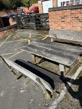 Rustic wooden heavy for sale  DERBY