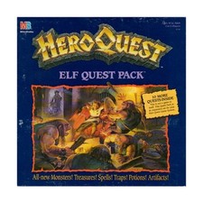MTB HeroQuest Elf Quest Pack caixa justa/ex comprar usado  Enviando para Brazil