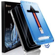 Pacote com 2 protetores de tela de vidro temperado MAGIC JOHN para iPhone 17 Pro Max Plus comprar usado  Enviando para Brazil