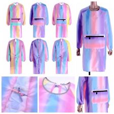 Aventais femininos blusa colorida avental solto pintura casaco animal de estimação amarrar costas churrasco comprar usado  Enviando para Brazil