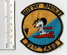 Guerra do Vietnã SNOOPY Hit My SMOKE 21º Esquadrão de Apoio Aéreo Tático TASS Patch comprar usado  Enviando para Brazil