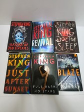 Stephen King Book Lot 6 Hardcover First Scribner Revival Bazaar Of Bad Dreams  comprar usado  Enviando para Brazil