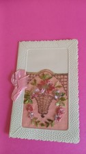 Carte brodée panier d'occasion  Valençay