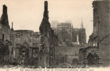 Cpa bombardement reims d'occasion  Saint-Amans-Soult