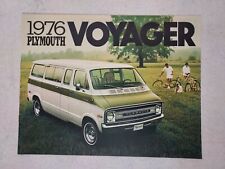 1976 Plymouth Voyager Sport Passenger Van Dealer Brochura Livro 8,5" X 11" comprar usado  Enviando para Brazil