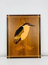 Tableau oiseau marqueterie d'occasion  Brunstatt