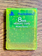 Cartão de memória original original original original do fabricante Sony PlayStation 2 PS2 amarelo claro comprar usado  Enviando para Brazil