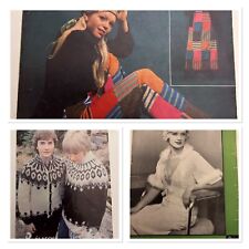 Vintage knitting patterns. for sale  OAKHAM