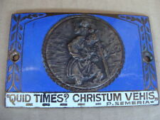 Placca san cristoforo usato  Santena