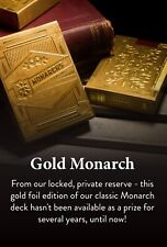 Usado, Cartas de baralho Gold Monarch, selador de baralho Theory11 Gold Monarch raro como ESGOTADO comprar usado  Enviando para Brazil