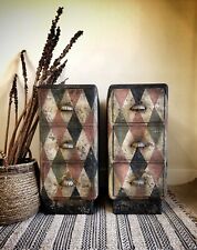 Upcycled bedside cabinets for sale  ELY