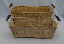 Rattan wicker basket for sale  Mechanicsville