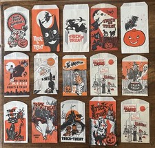 Usado, 15 sacolas de papel vintage 1960-1970 Halloween coleção truque ou guloseima  comprar usado Usado, 15 sacolas de papel vintage 1960-1970 Halloween coleção truque ou guloseima  comprar usado  Enviando para Brazil