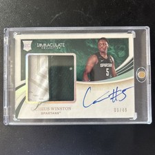 2020 Immaculate Collegiate Cassius Winston 06/49 Patch Auto Michigan State RC comprar usado  Enviando para Brazil
