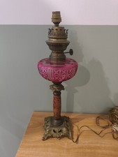 Lampe pétrole cristal d'occasion  Ribérac