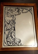 Miroir muse mucha d'occasion  Beaugency