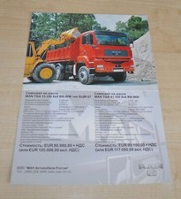 MAN TGA 6x4 Wywrotka Brochure Broszura Broszura RU, używany na sprzedaż  PL
