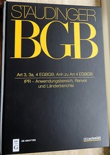 Staudinger bgb art gebraucht kaufen  Pullach i.Isartal