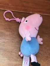 Mochila clipe personagem animal de pelúcia TY George Pig Peppa Pig – 4,75 polegadas, usado comprar usado  Enviando para Brazil