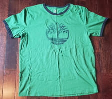 Camiseta Timberland verde GG - Logotipo desgastado comprar usado  Enviando para Brazil