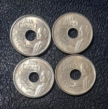 Moneta pesetas spagnole usato  Torrita Tiberina