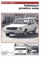 Catalogue brochure renault d'occasion  Saône