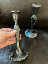 plated candle sticks silver for sale  Lincoln