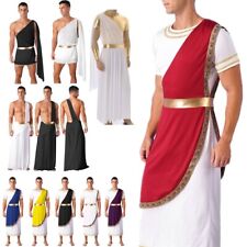 Fantasia masculina de toga grega antiga Halloween cavaleiro romano guerreiro cosplay vestir-se comprar usado  Enviando para Brazil