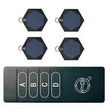 Localizador de chave de alarme sem fio ABS sem fio 4 em 1 localizador de carteira rastreador de etiqueta anti-perda comprar usado  Enviando para Brazil