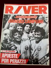 Copa Mundial de la FIFA 1986 Campeón Argentina RARO Revista River segunda mano  Argentina 