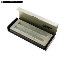 Caixa/caixa/estojo de plástico vintage Lamy para 2 canetas prata-preto (2) comprar usado  Enviando para Brazil