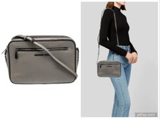 Bolsa de viagem Michael Kors jet set couro pebbled cinza tiracolo câmera corrente comprar usado  Enviando para Brazil