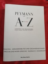 Schütt peymann signiert gebraucht kaufen  Berlin