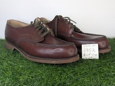 Tênis de golfe masculino vintage couro marrom tamanho 10,5-11 antigo 1952 Deadstock BN comprar usado  Enviando para Brazil