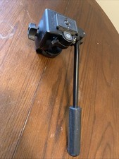 Tripé de vídeo Manfrotto cabeça de fluido com placa de liberação rápida câmera equipamento fotográfico, usado comprar usado  Enviando para Brazil