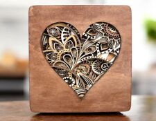Quadro heart legno usato  Misterbianco