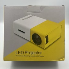 Mini projetor LED portátil EEEKit 1080p branco/amarelo projeção de 24 a 60 polegadas comprar usado  Enviando para Brazil