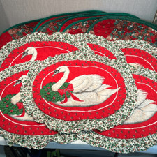 Vtg christmas placemats for sale  China Spring