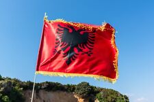 Albanien flagge premium gebraucht kaufen  Monheim