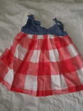 Vestido de sol euc Baby Gap cambraia vermelho gingham bebê menina, Reino Unido 6-12 meses comprar usado  Enviando para Brazil