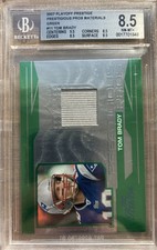 Camiseta Tom Brady 2007 Playoff Prestige usada em jogos Tom Brady /100 BGS 8.5 Patriots comprar usado  Enviando para Brazil