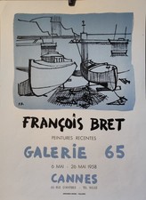 Affiche originale ancienne d'occasion  Marseille VII
