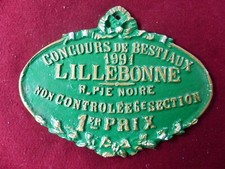 Plaque concours agricole d'occasion  Saint-Romain-de-Colbosc