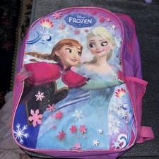 Mochila azul Frozen Anna & Elsa para meninas Disney comprar usado  Enviando para Brazil