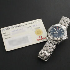 Usado, OMEGA 2554.80 mostrador marinho Seamaster 300M Jacques Mayol 1999 RELÓGIO 240723M comprar usado  Enviando para Brazil