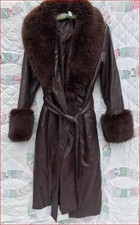 Leder mantel trenchcoat gebraucht kaufen  Jena-Umland